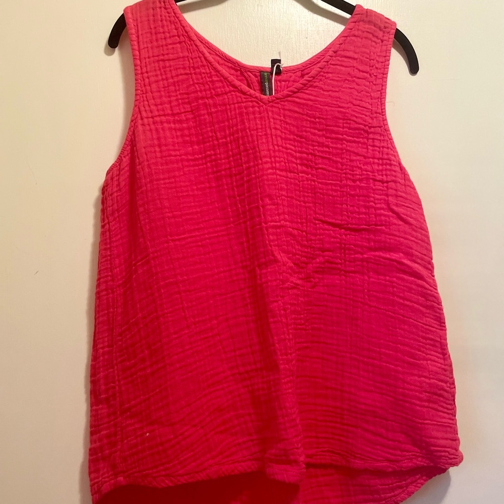 NWT Shannon Passero Pink Tank Top - Size Small